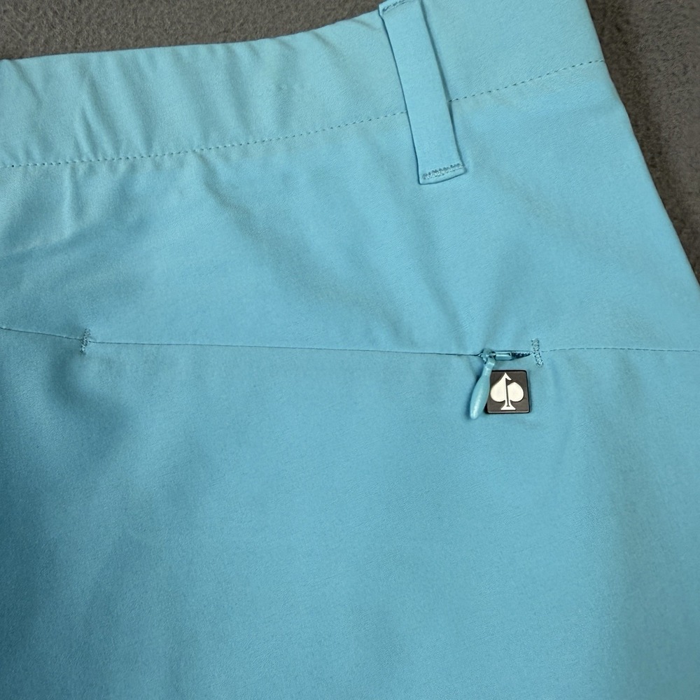 Pins and Aces Golf Shorts 34 Mens Blue 4 Way Stretch Athletic Performance - Picture 4 of 6